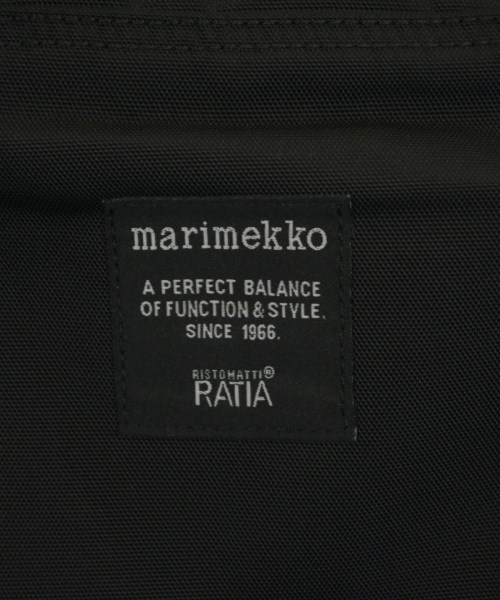 marimekko（マリメッコ）バックパック・リュック 黒 サイズ:- レディース/2200725756031