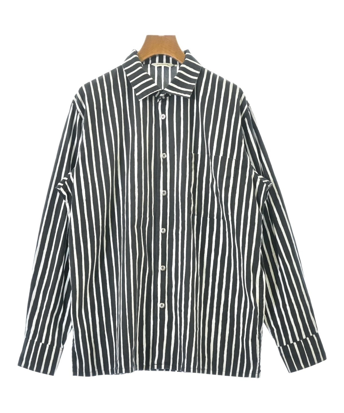 marimekko マリメッコ ベスト S 白xベージュx黒 【古着】【中古】 marimekko - marimekko マリメッコ ベスト S 白xベージュx黒 【古着
