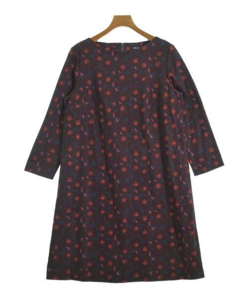 marimekko(マリメッコ)ワンピース 茶 サイズ:40(M位)/2200684584034