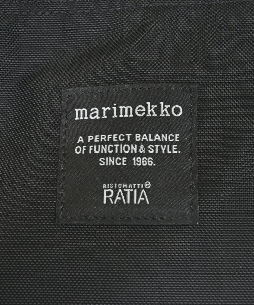 marimekko（マリメッコ）バックパック・リュック 黒 サイズ:- レディース/2200680797117