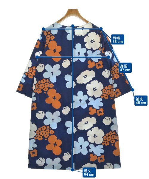 marimekko（マリメッコ）ワンピース 紺 サイズ:38(M位) レディース/2200688853020