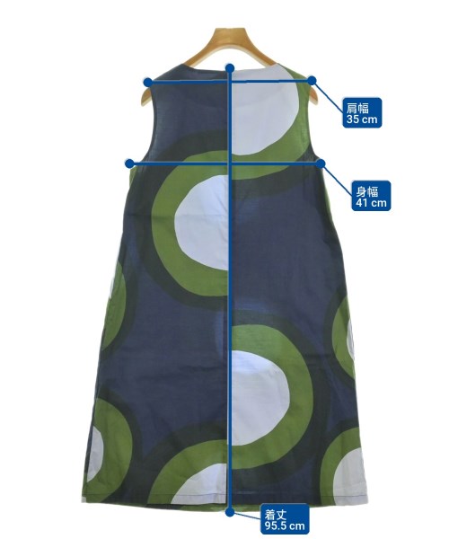 marimekko（マリメッコ）ワンピース 紺 サイズ:38(M位) レディース/2200688853044