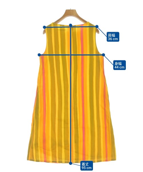 marimekko（マリメッコ）ワンピース 黄 サイズ:38(M位) レディース/2200688853105