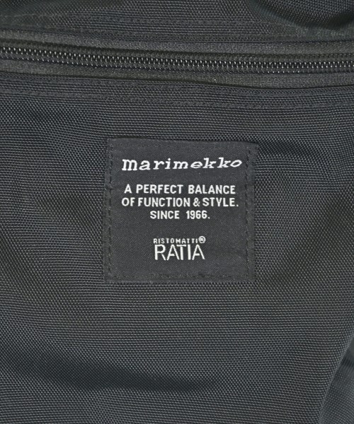 marimekko（マリメッコ）バックパック・リュック 黒 サイズ:- レディース/2200689795022