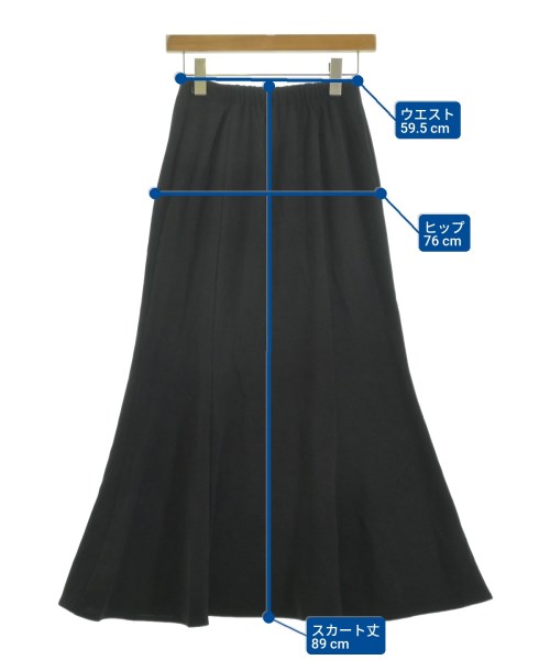 mystic（ミスティック）ロング・マキシ丈スカート 黒 サイズ:2(M位) レディース/2200643670020