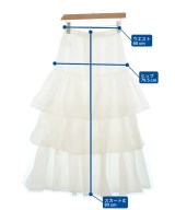 mystic（ミスティック）ロング・マキシ丈スカート 白 サイズ:1(S位) レディース/2200615008073