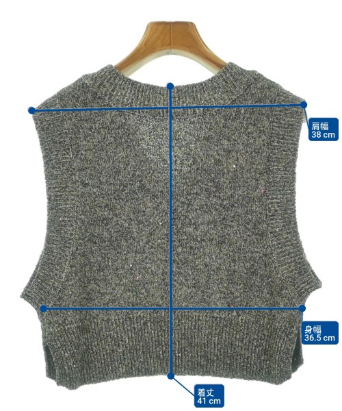 mystic（ミスティック）ベスト グレー サイズ:F レディース/2200615008127