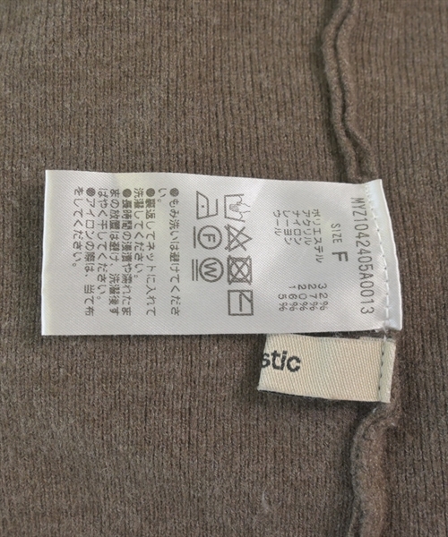 mystic（ミスティック）ニット・セーター 茶 サイズ:F レディース/2200619441012