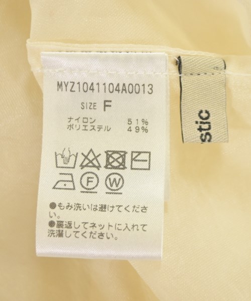 mystic（ミスティック）ブラウス 白 サイズ:F レディース/2200668540087