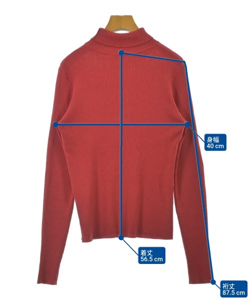 mystic（ミスティック）ニット・セーター 赤 サイズ:F レディース/2200671816032