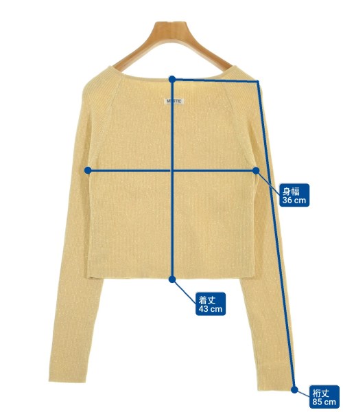 mystic（ミスティック）ニット・セーター ベージュ サイズ:F レディース/2200674512078