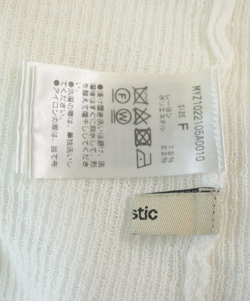 mystic（ミスティック）ニット・セーター 白 サイズ:F レディース/2200710583031