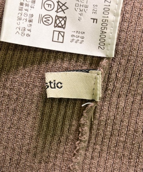 mystic（ミスティック）ベスト 茶 サイズ:F レディース/2200629754331