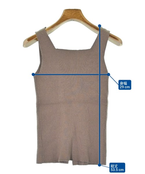 mystic（ミスティック）ベスト 茶 サイズ:F レディース/2200629754331