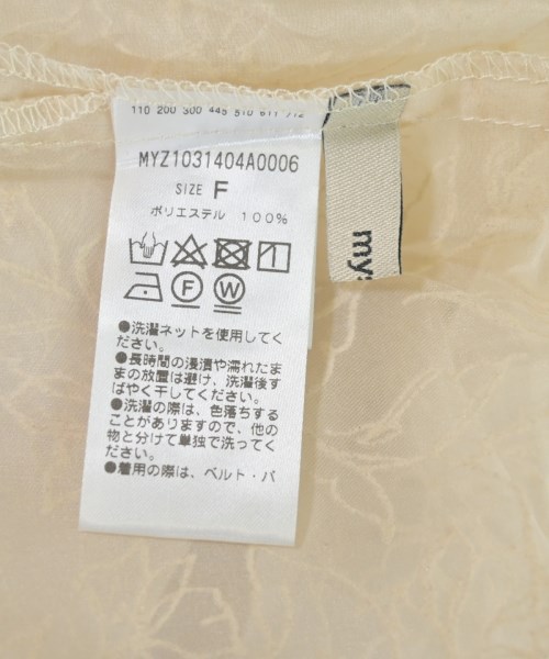 mystic（ミスティック）ブラウス 黄 サイズ:F レディース/2200634124167