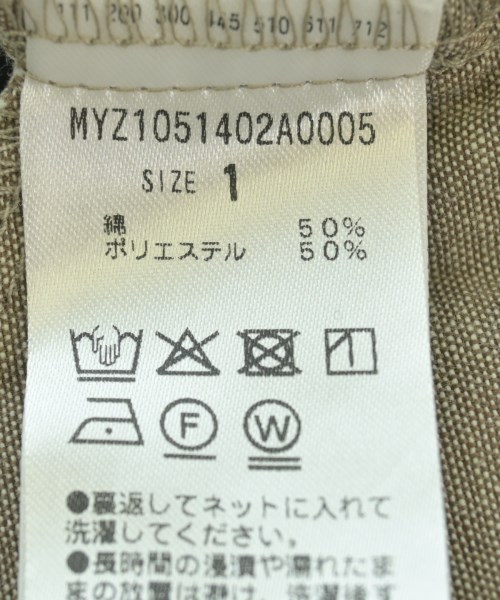 mystic（ミスティック）オールインワン/サロペット 茶 サイズ:1(S位) レディース/2200649409082