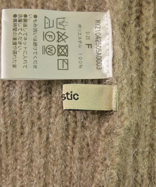 mystic（ミスティック）ニット・セーター ベージュ サイズ:F レディース/2200637181075