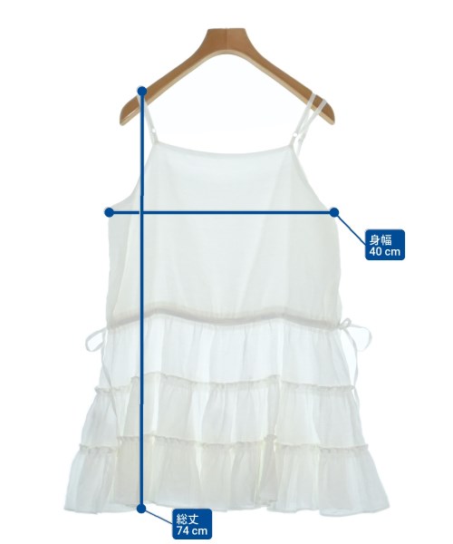 mystic（ミスティック）ブラウス 白 サイズ:F レディース/2200642862266