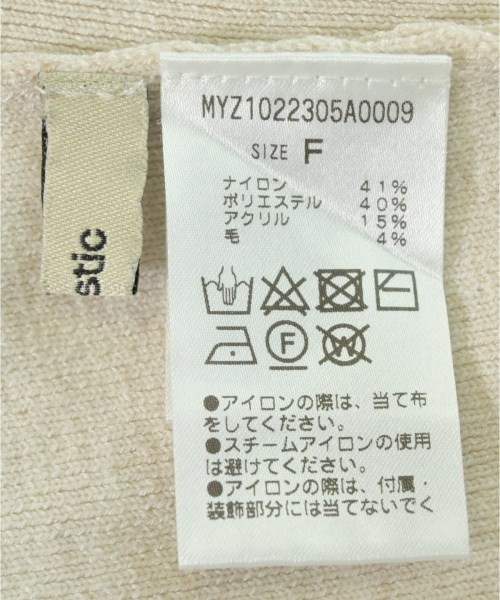 mystic（ミスティック）ニット・セーター ベージュ サイズ:F レディース/2200648694052