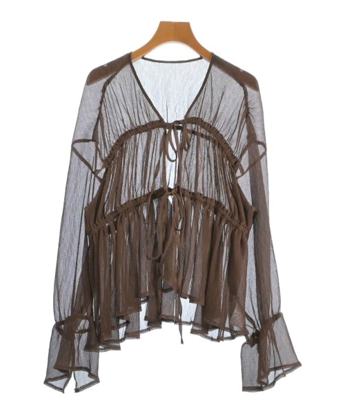 mystic(ミスティック)ブラウス 茶 サイズ:F/2200663483020