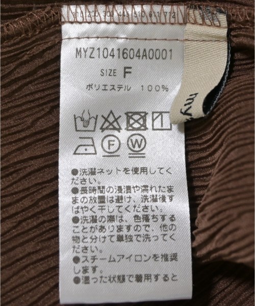 mystic（ミスティック）ブラウス 茶 サイズ:F レディース/2200663483020