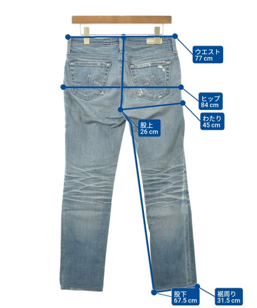 AG ADRIANO GOLDSCHMIED（エージーアドリアーノゴールドシュミット）デニムパンツ 青 サイズ:26(M位) レディース/2200632078035