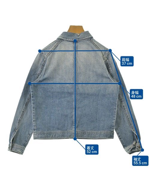 AG ADRIANO GOLDSCHMIED（エージーアドリアーノゴールドシュミット）デニムジャケット 青 サイズ:M レディース/2200674819054