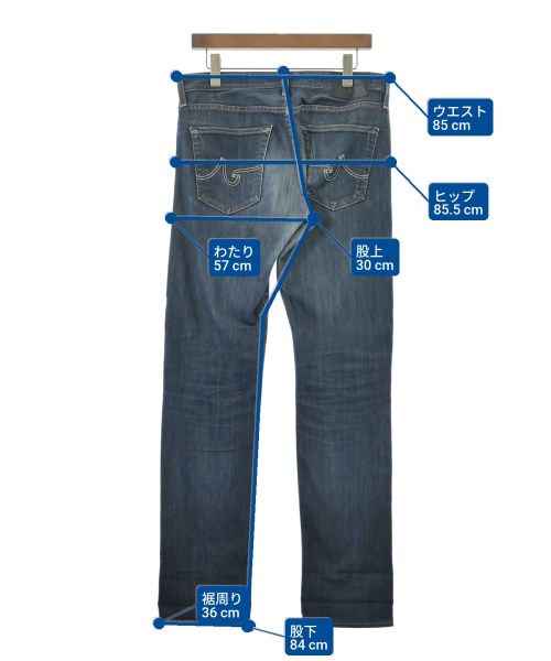 AG ADRIANO GOLDSCHMIED（エージーアドリアーノゴールドシュミット）デニムパンツ 青 サイズ:31(M位) メンズ/2200656346219