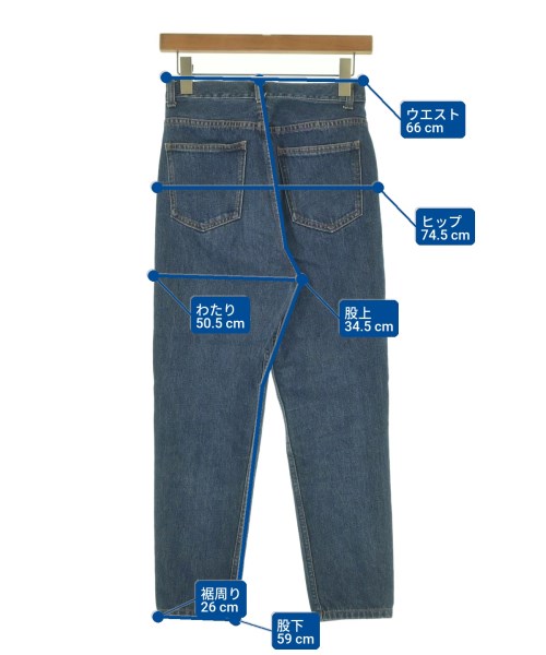 AG ADRIANO GOLDSCHMIED（エージーアドリアーノゴールドシュミット）デニムパンツ 青 サイズ:S レディース/2200652847017