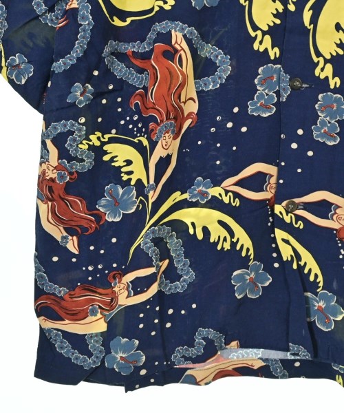 HOLLYWOOD RANCH MARKET（ハリウッドランチマーケット）カジュアルシャツ 紺 サイズ:2(M位) メンズ/2200626042097