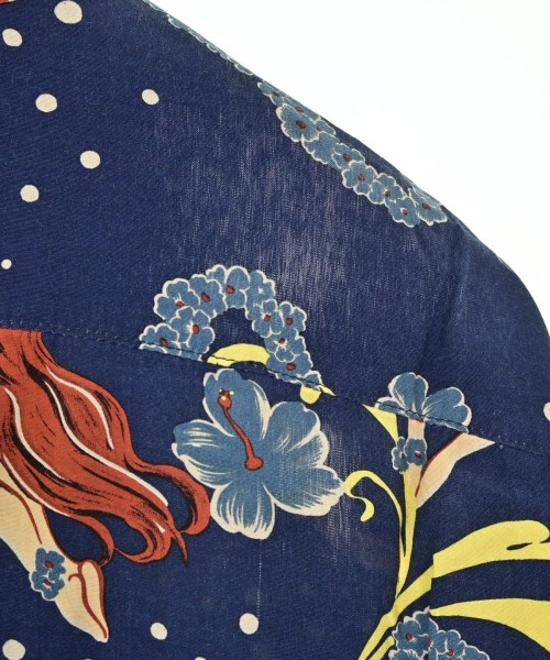 HOLLYWOOD RANCH MARKET（ハリウッドランチマーケット）カジュアルシャツ 紺 サイズ:2(M位) メンズ/2200626042097