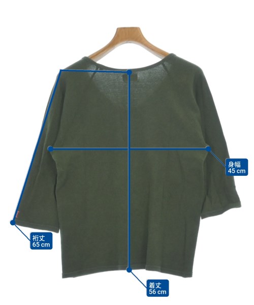 HOLLYWOOD RANCH MARKET（ハリウッドランチマーケット）Tシャツ・カットソー 緑 サイズ:4(XL位) メンズ/2200619364045