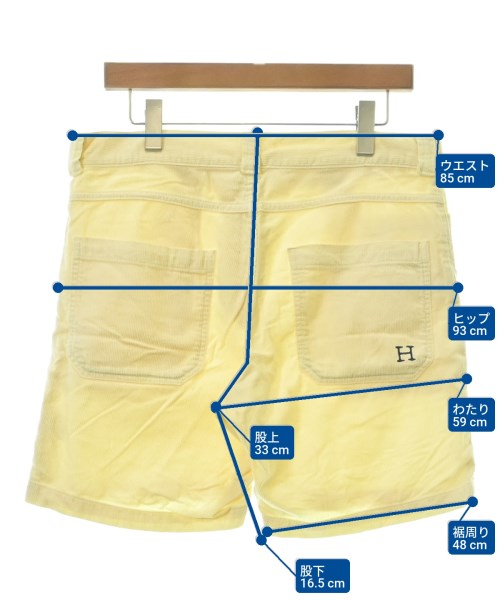 HOLLYWOOD RANCH MARKET（ハリウッドランチマーケット）ショートパンツ 黄 サイズ:-(M位) メンズ/2200620884440