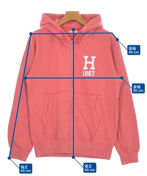 HOLLYWOOD RANCH MARKET（ハリウッドランチマーケット）パーカー 赤 サイズ:3(L位) メンズ/2200677913094