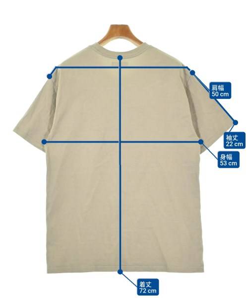 HOLLYWOOD RANCH MARKET（ハリウッドランチマーケット）Tシャツ・カットソー ベージュ サイズ:3(L位) メンズ/2200695402099