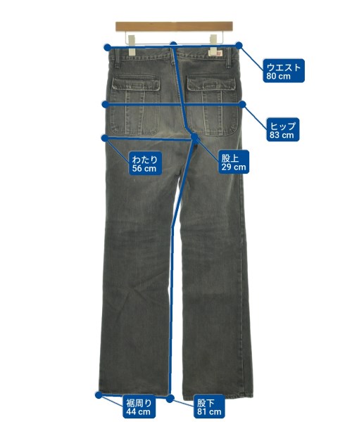 HOLLYWOOD RANCH MARKET（ハリウッドランチマーケット）デニムパンツ 黒 サイズ:31(M位) メンズ/2200716478027