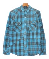 HOLLYWOOD RANCH MARKET（ハリウッドランチマーケット）カジュアルシャツ 青 サイズ:3(L位) メンズ/2200632340033