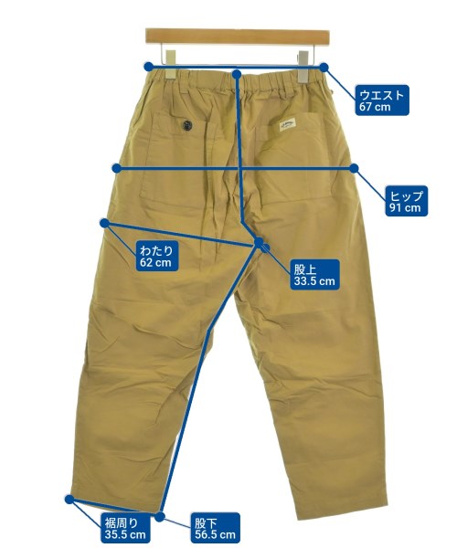 HOLLYWOOD RANCH MARKET（ハリウッドランチマーケット）クロップドパンツ カーキ サイズ:2(M位) メンズ/2200663940066