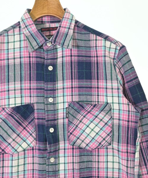 HOLLYWOOD RANCH MARKET（ハリウッドランチマーケット）カジュアルシャツ ピンク サイズ:2(M位) メンズ/2200664214012