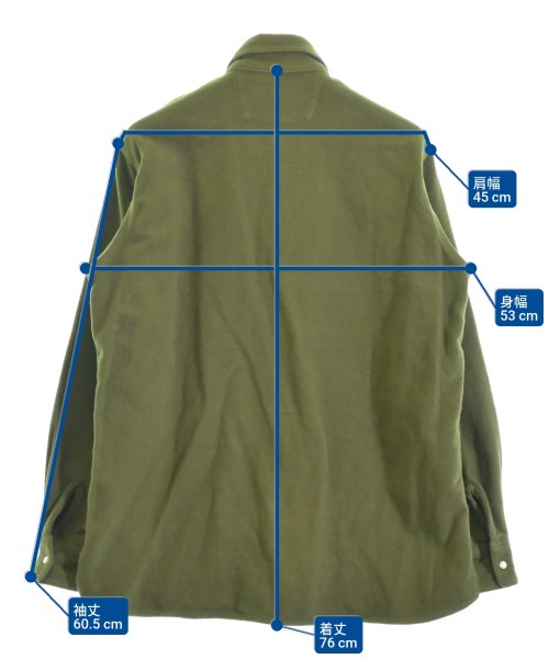 HOLLYWOOD RANCH MARKET（ハリウッドランチマーケット）カジュアルシャツ 緑 サイズ:S メンズ/2200671417031