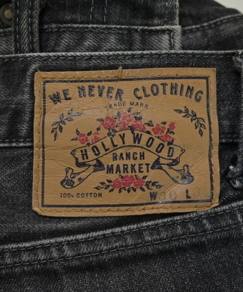 HOLLYWOOD RANCH MARKET（ハリウッドランチマーケット）デニムパンツ 黒 サイズ:30(M位) メンズ/2200688497095