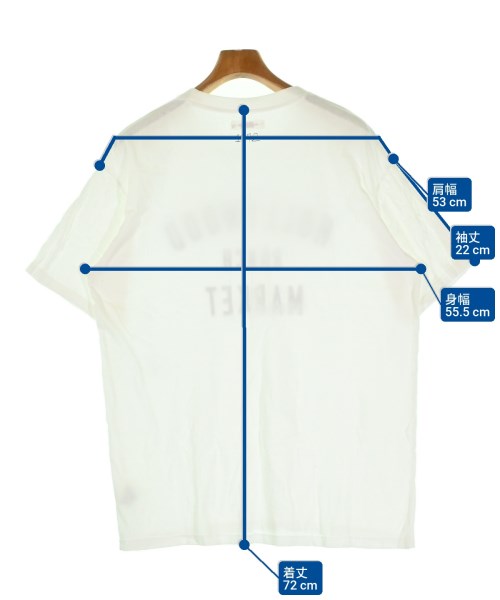 HOLLYWOOD RANCH MARKET（ハリウッドランチマーケット）Tシャツ・カットソー 白 サイズ:3(L位) メンズ/2200683844160