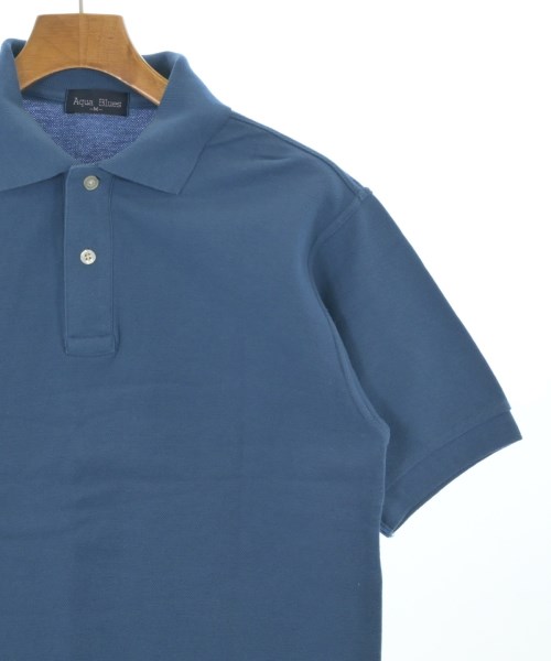 aqua blue（アクアブルー）ポロシャツ 青 サイズ:M メンズ/2200647828038