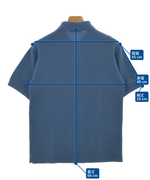 aqua blue（アクアブルー）ポロシャツ 青 サイズ:M メンズ/2200647828038