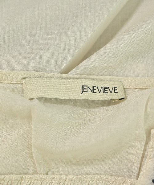 JENEVIEVE（ジュヌヴィエーヴ）カジュアルシャツ 白 サイズ:1(S位) レディース/2200688754112