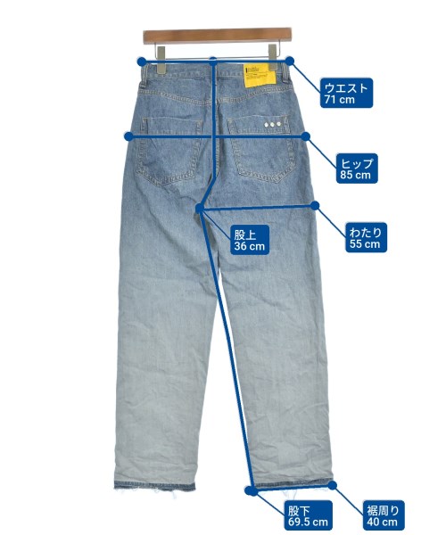 DOUBLE STANDARD CLOTHING（ダブルスタンダードクロージング）デニムパンツ 青 サイズ:38(M位) レディース/2200620378017