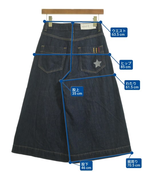 DOUBLE STANDARD CLOTHING（ダブルスタンダードクロージング）デニムパンツ 紺 サイズ:S レディース/2200624165019