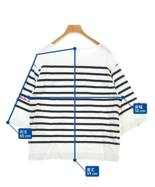 DOUBLE STANDARD CLOTHING（ダブルスタンダードクロージング）Tシャツ・カットソー 白 サイズ:38(M位) レディース/2200627775017