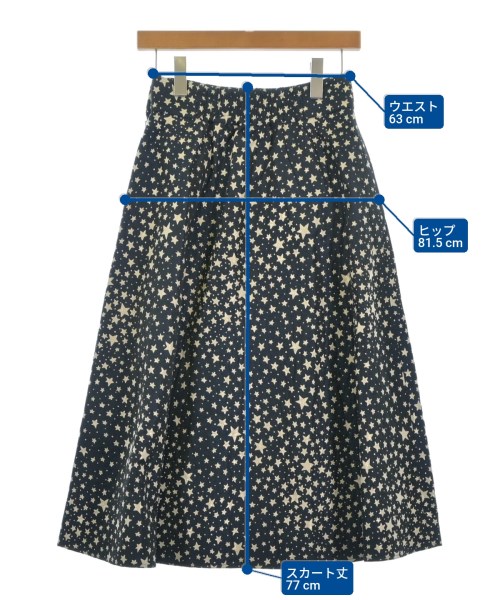 DOUBLE STANDARD CLOTHING（ダブルスタンダードクロージング）ロング・マキシ丈スカート 紺 サイズ:36(S位) レディース/2200622968025