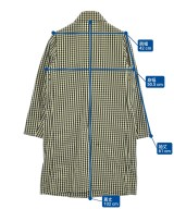 DOUBLE STANDARD CLOTHING（ダブルスタンダードクロージング）ステンカラーコート 黒 サイズ:46(XXL位) レディース/2200616728352